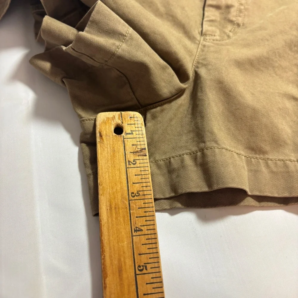 Universal Thread Womens High Rise Khaki Utility Chino‎ Shorts Tan Size 10 NWT